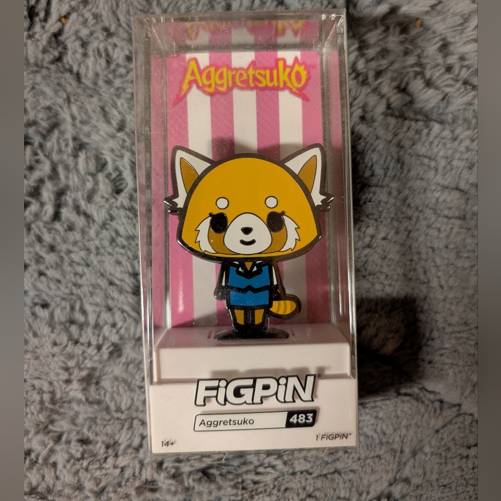 Aggretsuko FiGPiN 483 - Yellow and Blue Collectible Toy
